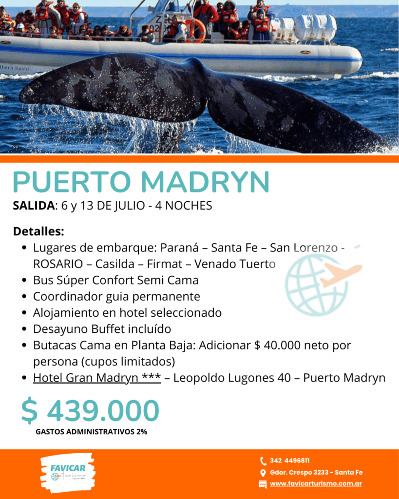 Puerto Madryn – Vac. de invierno